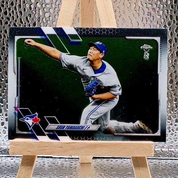 2021 Topps Chrome Ben Baller Edition #15 Shun Yamaguchi Toronto Blue Jays 2021 - Picture 1 of 4